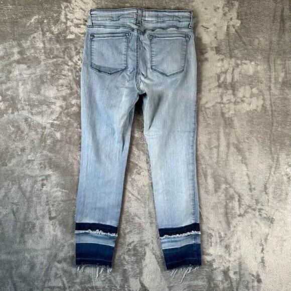 NYDJ Jeans Womens 8 LiftxTuck Technology Frayed Hem Ami Skinny Ankle Denim - Picture 2 of 10